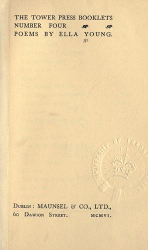 Cover for Poems.