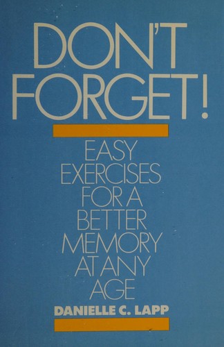 Cover for Don't Forget