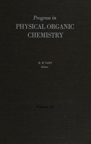 Cover for Progress in Physical Organic Chemistry