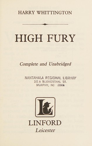 Cover for High Fury