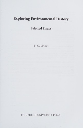Cover for Exploring Environmental History