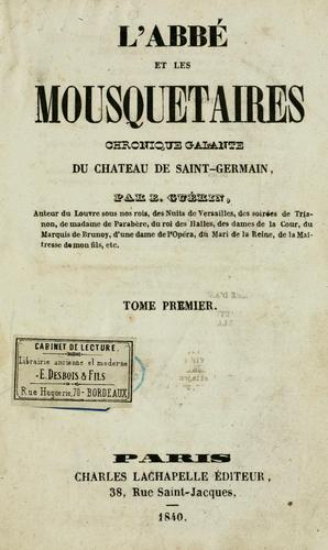 Cover for L'abbé et les mousquetaires