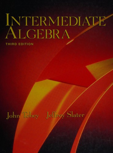 Cover for Intermediate Algebra