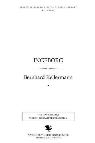 Cover for Ingeborg