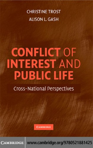 Cover for Conflict of interest and public life