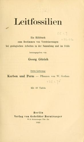 Cover for Leitfossilien