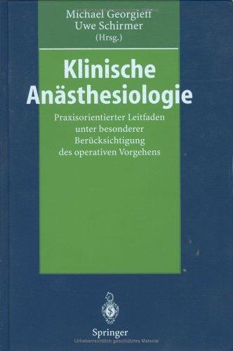 Cover for Klinische Anästhesiologie