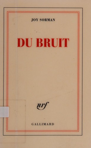 Cover for Du bruit