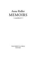 Cover for Memoirs