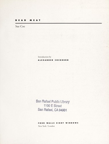 Cover for Dead meat