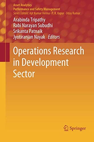 Cover for Operations  Research in Development Sector