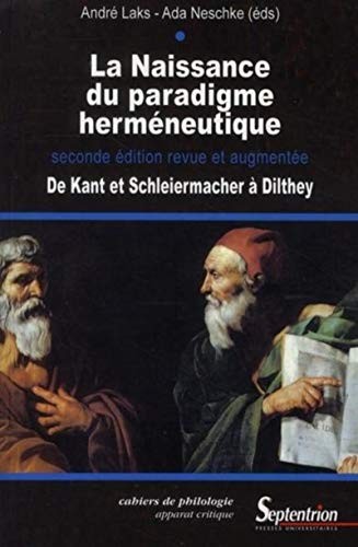 Cover for La naissance du paradigme herméneutique