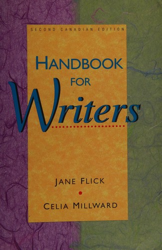 Cover for Handbook for Writers