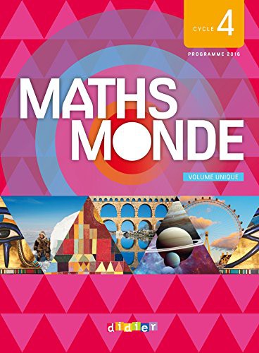 Cover for Maths Monde cycle 4 - Livre
