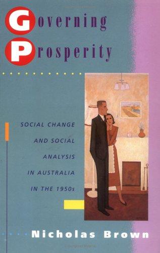 Cover for Governing prosperity