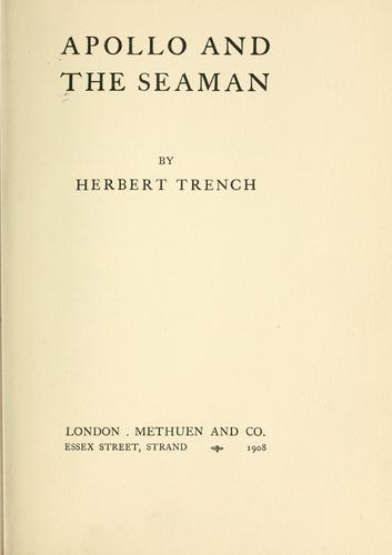 Cover for Apollo and the seaman