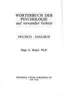 Cover for Dictionary of psychology and related fields: German-English.