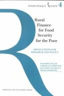 Cover for Rural Finance for Food Security of the Poor