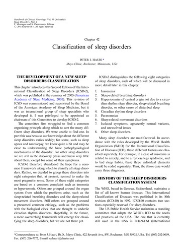 Cover for Sleep disorders