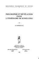 Cover for Philosophie et révélation dans l'itinéraire de Schelling