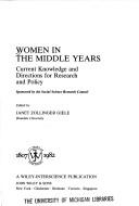 Cover for Women in the middle years