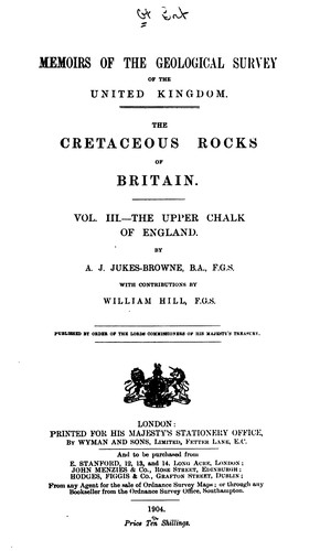 Cover for The Cretaceous Rocks of Britain
