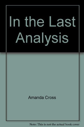 Cover for In the Last Analysis