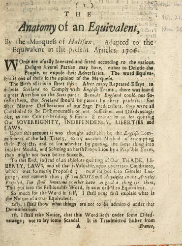 Cover for anatomy of an equivalent