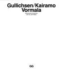Cover for Gullichsen/Kairamo Vormala