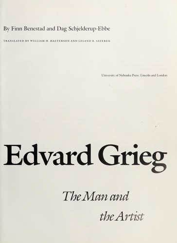 Cover for Edvard Grieg