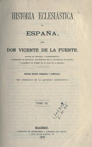 Cover for Historia eclesiática de Espana.
