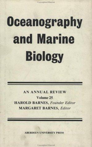 Cover for Oceanography And Marine Biology (Oceanography and Marine Biology)