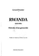 Cover for Rwanda, 1959-1996