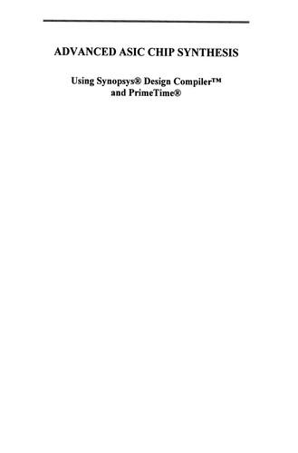 Cover for Advanced ASIC Chip Synthesis
