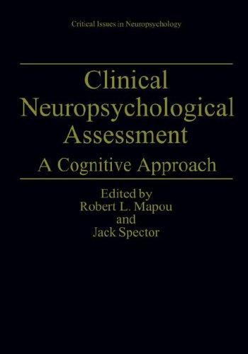 Cover for Clinical Neuropsychological Assessment