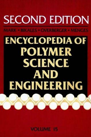 Cover for Scattering to Structural Foams, Volume 15, Encyclopedia of Polymer Science and Engineering, 2nd Edition