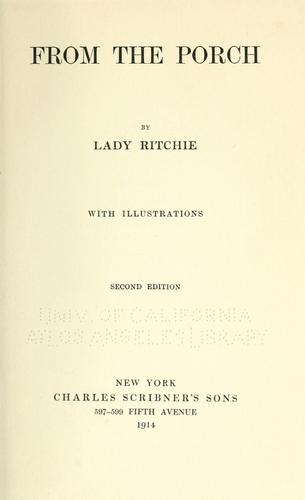 Cover for From the porch