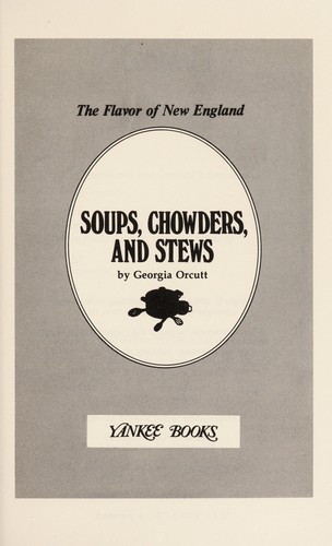 Cover for Soups, chowders, and stews