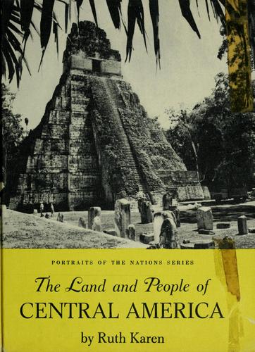 Cover for The land and people of Central America