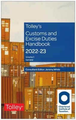 Cover for Tolley's Customs and Excise Duties Handbook Set 2022-2023