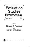 Cover for Evaluation Studies Review Annual