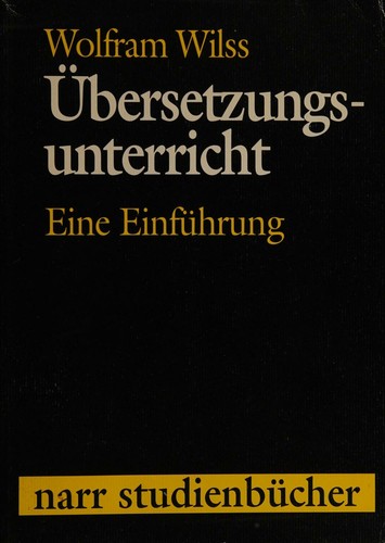 Cover for Übersetzungsunterricht