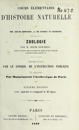 Cover for Zoologie