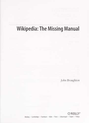 Cover for Wikipedia