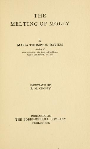 Cover for The melting of Molly.