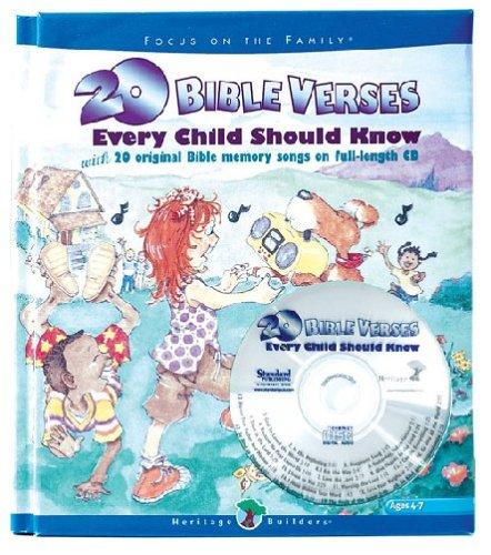 Cover for 20 Bible Verses Every Child Should Know (Heritage Builders)