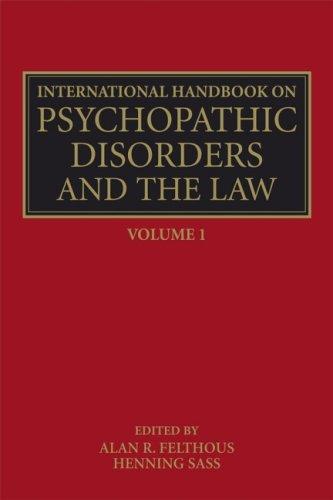 Cover for International Handbook on Psychopathic Disorders and the Law