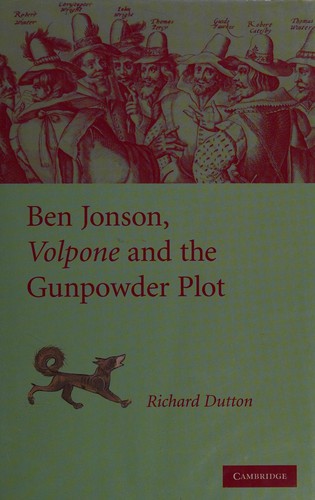 Cover for Ben Jonson, Volpone and the Gunpowder Plot