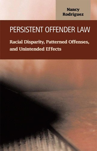 Cover for Persistent offender law