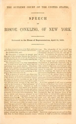 Cover for The Supreme Court of the United States.